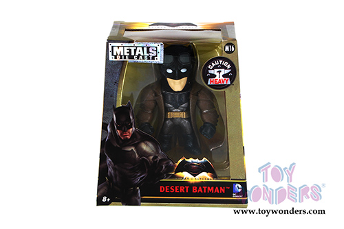 Jada Toys - Metals Die Cast | Batman v Superman - Desert Batman Figure (4" diecast model toy, Grey/Brown) 97708