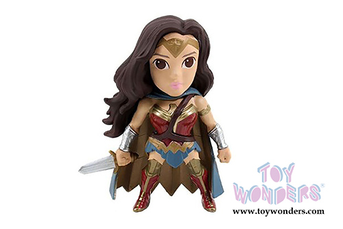 Jada Toys - Metals Die Cast | Batman v Superman - Wonder Woman Movie Figure (4" diecast model toy, Red) 97709