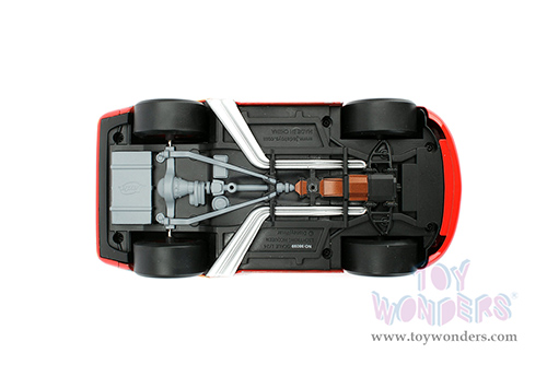 Jada Toys - Hollywood Rides | Lightning McQueen #95 Red with Extra Wheels Disney & Pixar "Cars" Movie (1/24, diecast model car, Red) 97751