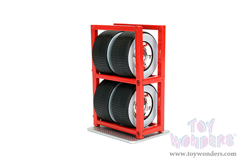 Jada Toys - Hollywood Rides | Lightning McQueen #95 Red with Extra Wheels Disney & Pixar "Cars" Movie (1/24, diecast model car, Red) 97751