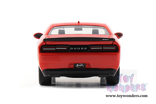 Jada Toys - Metals Die Cast | Bigtime Muscles Dodge Challenger SRT Hellcat Hardtop (2015, 1/24 scale diecast model car, Hemi Orange) 97853