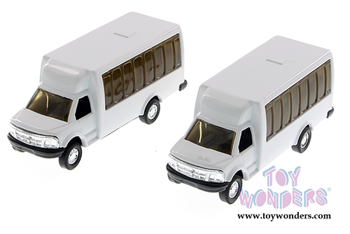 Tour Bus (5" diecast model car, White) 9808DW