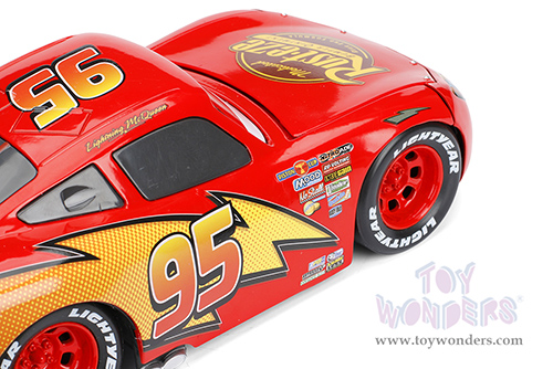 Jada Toys - Disney Pixar CARS | Lightning McQueen (1/24 diecast model toy, Red) 98099/4