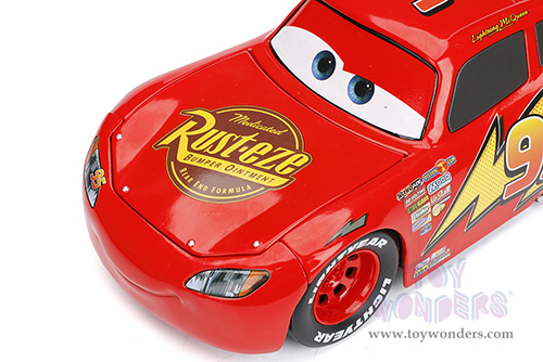 Jada Toys - Disney Pixar CARS | Lightning McQueen (1/24 diecast model toy, Red) 98099/4