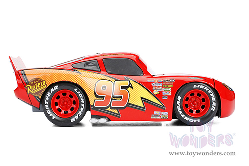 Jada Toys - Disney Pixar CARS | Lightning McQueen (1/24 diecast model toy, Red) 98099/4