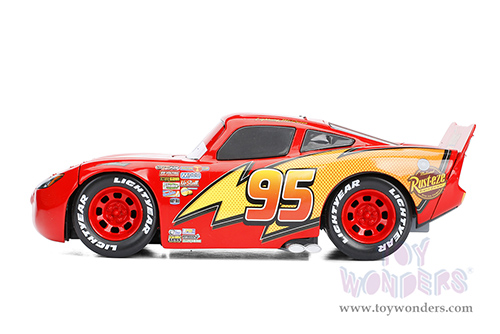 Jada Toys - Disney Pixar CARS | Lightning McQueen (1/24 diecast model toy, Red) 98099/4