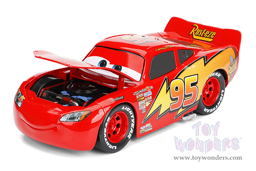 Jada Toys - Disney Pixar CARS | Lightning McQueen (1/24 diecast model toy, Red) 98099/4