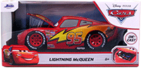 Jada Toys - Disney Pixar CARS | Lightning McQueen (1/24 diecast model toy, Red) 98099/4; 