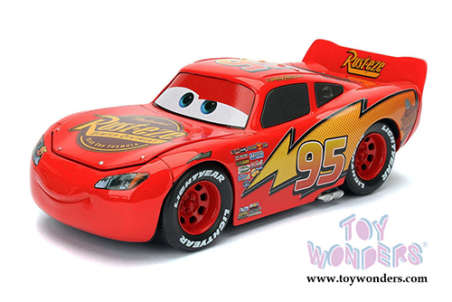 Jada Toys - Disney Pixar CARS | Lightning McQueen (1/24 diecast model toy, Red) 98099