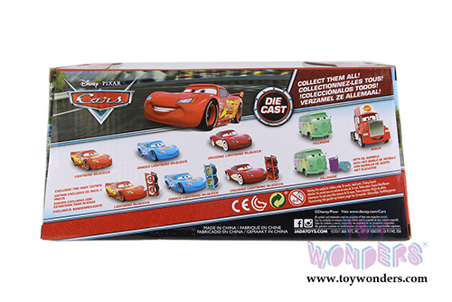 Jada Toys - Disney Pixar CARS | DINOCO Lightning McQueen (1/24 diecast model toy, Turquoise) 98100