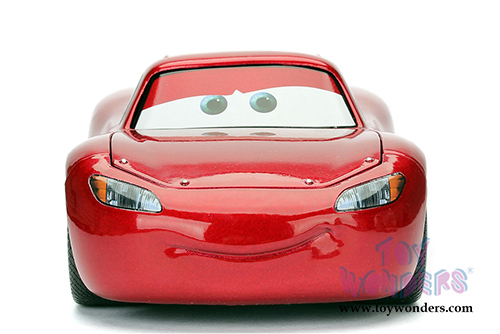 Jada Toys - Disney Pixar CARS | Cruising Lightning McQueen (1/24 diecast model toy, Red) 98101