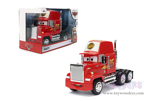 Jada Toys - Hollywood Rides | Mack Truck #95 DisneyPixars "Cars" (1/24, diecast model car, Red) 98103/2
