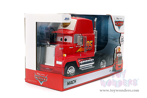 Jada Toys - Hollywood Rides | Mack Truck #95 DisneyPixars "Cars" (1/24, diecast model car, Red) 98103/2