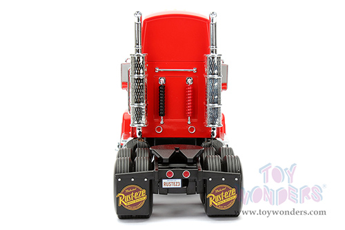 Jada Toys - Hollywood Rides | Mack Truck #95 DisneyPixars "Cars" (1/24, diecast model car, Red) 98103/2