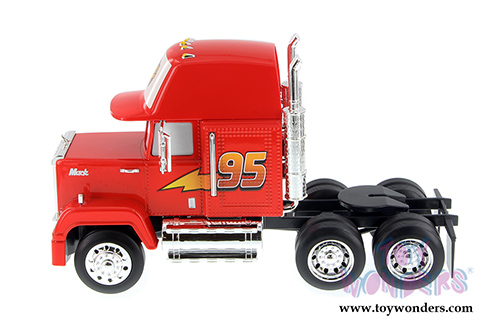 Jada Toys - Metals Die Cast | Disney Pixar "Cars" Mack Trailer (1/24 diecast model toy, Red) 98103