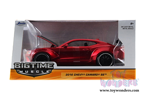 Jada Toys Bigtime Muscle - Chevy Camaro SS Hardtop (2016, 1/24 scale diecast model car, Asstd. w/ Stripes) 98136WA1