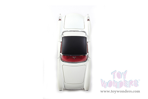 Jada Toys Bigtime Muscle - Chevrolet® Corvette® (1957, 1/24 scale diecast model car, White/Black) 98161/4