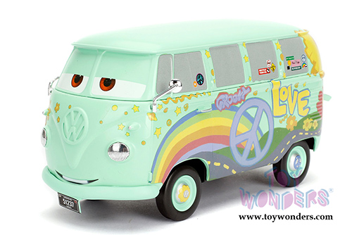 Jada Toys - Disney Pixar CARS | Fillmore (1/24 diecast model toy, Green) 98202