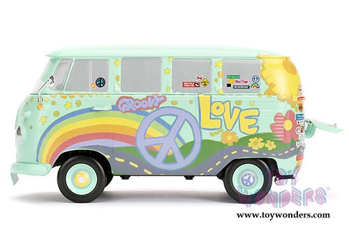 Jada Toys - Disney Pixar CARS | Fillmore (1/24 diecast model toy, Green) 98202