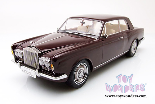Paragon - Rolls Royce Silver Shadow MPW Coupe (1968, 1/18 scale diecast model car, Burgundy) 98204BG