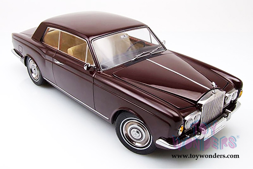Paragon - Rolls Royce Silver Shadow MPW Coupe (1968, 1/18 scale diecast model car, Burgundy) 98204BG