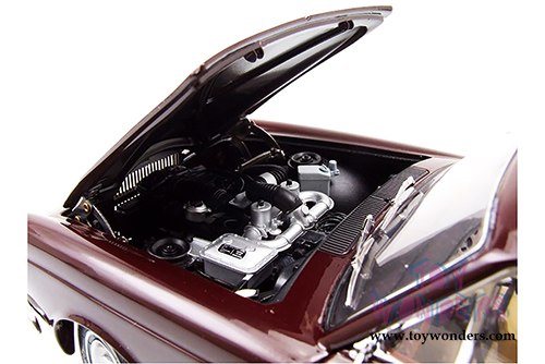 Paragon - Rolls Royce Silver Shadow MPW Coupe (1968, 1/18 scale diecast model car, Burgundy) 98204BG