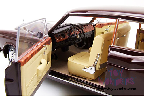 Paragon - Rolls Royce Silver Shadow MPW Coupe (1968, 1/18 scale diecast model car, Burgundy) 98204BG