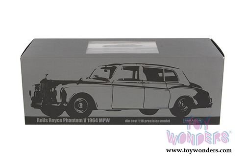 Paragon - Rolls Royce Phantom V Hard Top (1964, 1/18 scale diecast model car, Black) 98213BK