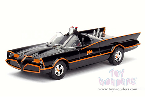 Jada Toys - Metals Die Cast | 1966 Classic TV Series Batmobile™ (1/32, diecast model car, Black) 98225/24