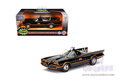 Jada Toys - Metals Die Cast | 1966 Classic TV Series Batmobile™ (1/32, diecast model car, Black) 98225/24