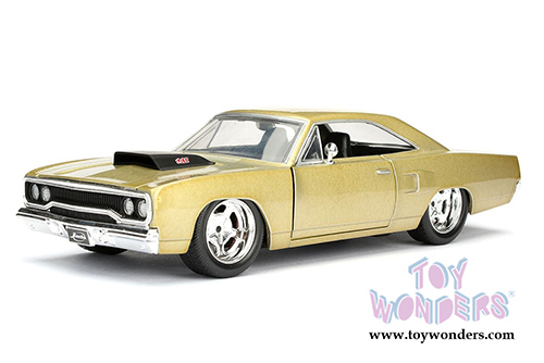 Jada Toys Bigtime Muscle - Plymouth Road Runner Hardtop (1970, 1/24 scale diecast model car, Asstd.) 98233WA1