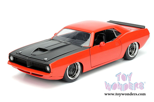Jada Toys Bigtime Muscles - Plymouth Barracuda Hardtop (1973, 1/24 scale diecast model car, Asstd.) 98235WA1