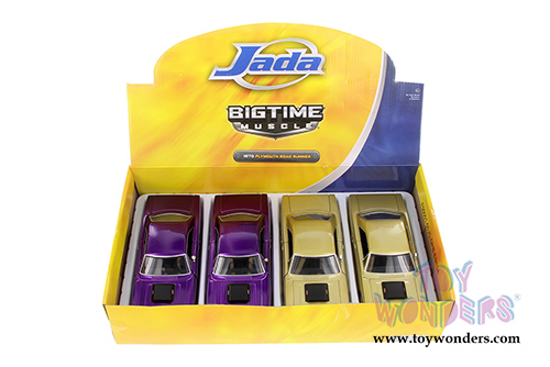 Jada Toys Bigtime Muscle - Plymouth Road Runner Hardtop (1970, 1/24 scale diecast model car, Asstd.) 98243DP1