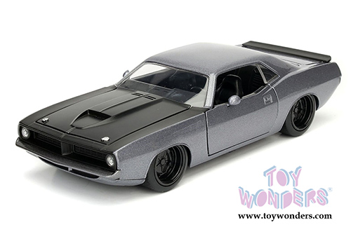 Jada Toys Bigtime Muscles - Plymouth Barracuda Hardtop (1973, 1/24 scale diecast model car, Asstd.) 98244DP1