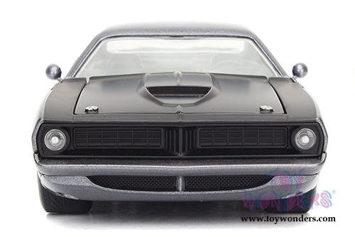 Jada Toys Bigtime Muscles - Plymouth Barracuda Hardtop (1973, 1/24 scale diecast model car, Asstd.) 98244DP1