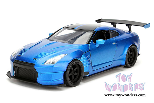 Jada Toys Fast & Furious - Brian's Nissan Bensopra GTR Hardtop (1/24 scale diecast model car, Candy Blue) 98247DP1