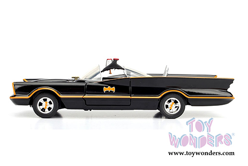 Jada Toys - Metals Die Cast | 1966 Classic TV Series Batmobile&trade; (1/24, diecast model car, Black) 98262