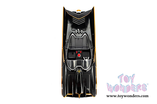 Jada Toys - Metals Die Cast | 1966 Classic TV Series Batmobile&trade; (1/24, diecast model car, Black) 98262