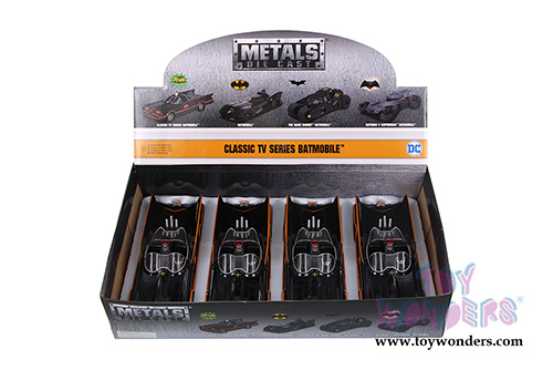 Jada Toys - Metals Die Cast | 1966 Classic TV Series Batmobile&trade; (1/24, diecast model car, Black) 98262