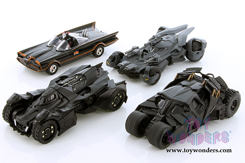Jada Toys - Metals Die Cast | Batmobile Assortment (1/32, diecast model car, Black) 98266DPB