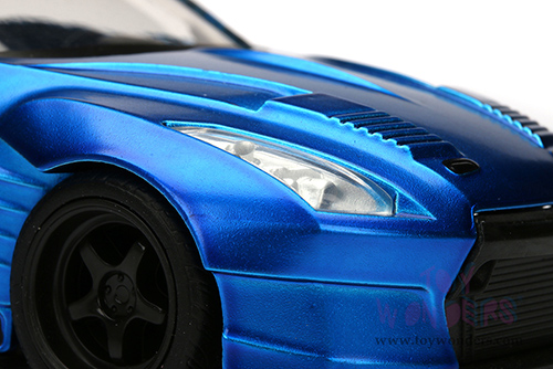 Jada Toys Fast & Furious - Brian's Nissan GT-R R35 Ben Sopra F8 "The Fate of the Furious" Movie (2009, 1/32 scale diecast model car, Primer Candy Blue) 98270/24