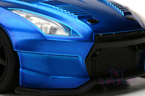 Jada Toys Fast & Furious - Brian's Nissan GT-R R35 Ben Sopra F8 "The Fate of the Furious" Movie (2009, 1/32 scale diecast model car, Primer Candy Blue) 98270/24