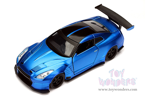 Jada Toys Fast & Furious - Brian's Nissan GT-R R35 Ben Sopra F8 "The Fate of the Furious" Movie (2009, 1/32 scale diecast model car, Primer Candy Blue) 98270/24
