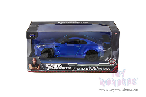 Jada Toys Fast & Furious - Brian's Nissan Ben Sopra G-TR Hardtop (2009, 1/24 scale diecast model car, Candy Blue) 98271/4