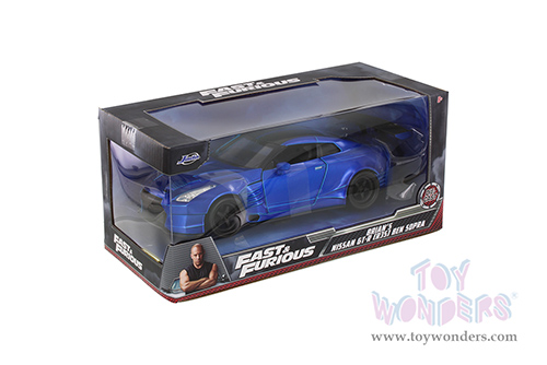 Jada Toys Fast & Furious - Brian's Nissan Ben Sopra G-TR Hardtop (2009, 1/24 scale diecast model car, Candy Blue) 98271/4