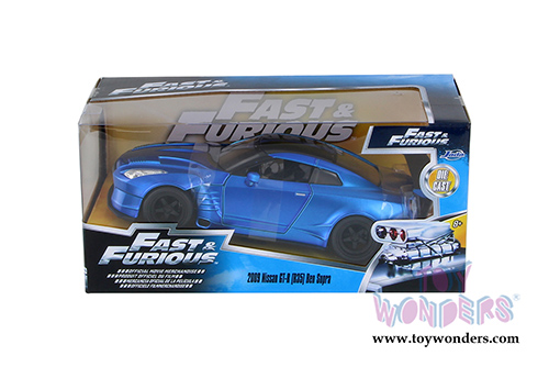 Jada Toys Fast & Furious - Brian's Nissan Bensopra G-TR Hardtop (1/24 scale diecast model car, Candy Blue) 98271WA1