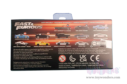 Jada Toys Fast & Furious - Dom's Chevy Impala F8 "The Fate of the Furious" Movie (1/32 scale diecast model car, Red) 98304/24
