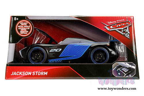 Jada Toys - Disney Pixar CARS 3 | Jackson Storm (1/24 diecast model toy, Black) 98327