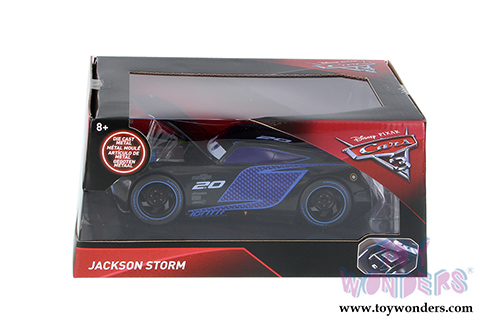 Jada Toys - Disney Pixar CARS 3 | Jackson Storm (1/24 diecast model toy, Black) 98327