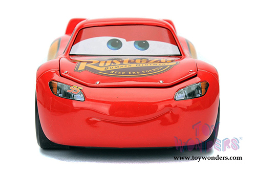 Jada Toys - Disney Pixar CARS | Lightning McQueen (1/24 diecast model toy, Red) 98352